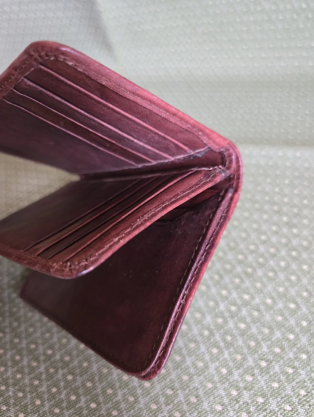 Leather Bi-Fold Card Wallet
